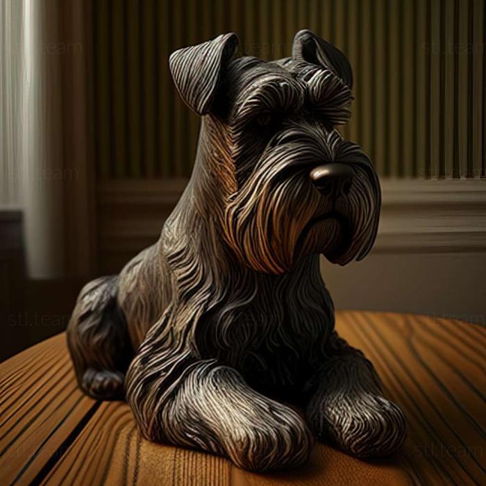 Zwergschnauzer dog